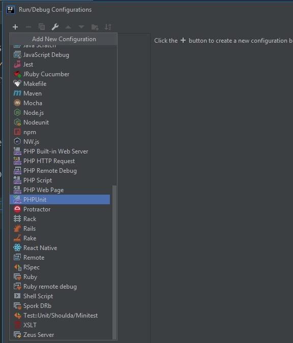 Add Run Configuration